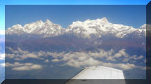 Manaslu auf dem Flug nach Pokhara