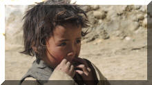 Kind im Norden von Upper Mustang