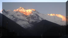 Annapurna II - Sonnenaufgang in Upper Pisang