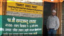 Check Point Langtang Nationalpark, Nepal